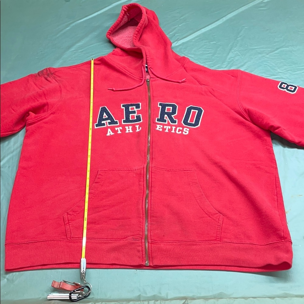 Aero Athletics Red Hoodie w/Bag